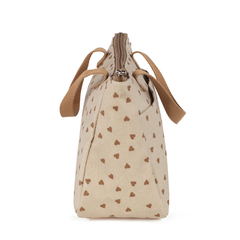 Walking Mum Necessaire Poppy Hearts Canela