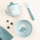 Done By Deer Conjunto First Meal Seat Happy Cloud Blue