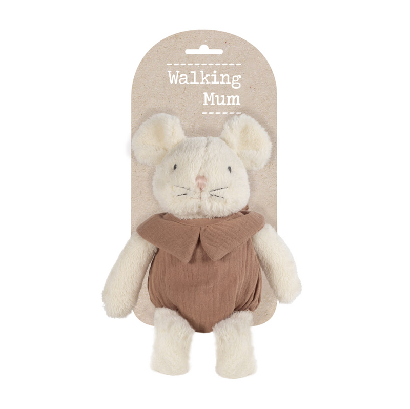 Walking Mum Ratinho de Peluche Poppy Canela