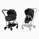 Cybex Mios Comfort Matt Black + Alcofa Dobrável Sepia Black + Cloud T Sepia Black + Base T