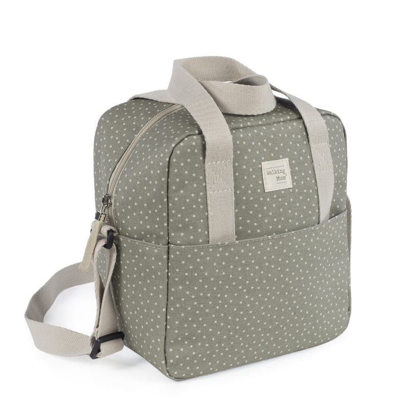 Walking Mum Bolsa Térmica Poppy Dots Musgo