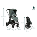 Chicco Trio Bellagio Flexi com Kory Plus i Size Fir Tree