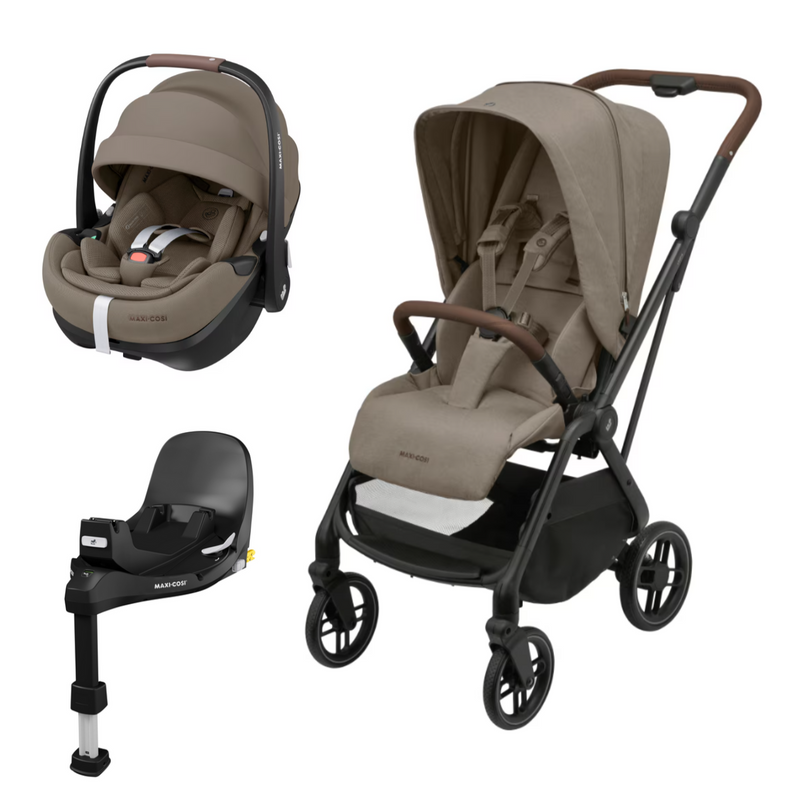 Maxi Cosi Leona 2 Twillic Truffle + Pebble 360 Pro2 Twillic Truffle + Base 360 Pro