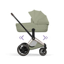 Cybex e-Priam Style Champagne Gold Sage Green