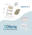 Cybex Lemo 4 em 1 Sand White com Learning Tower