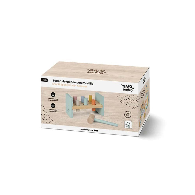 Saro Banco de Bater com Martelo