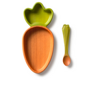 Oli & Carol Cathy The Carrot Plate & Spoon Set