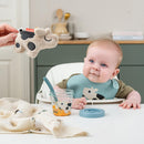 Done by Deer Baby Food Container 2Pack Tiny Farm Blue