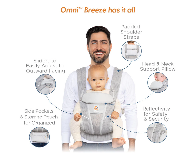 Ergobaby Omni Breeze Pearl Grey