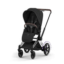 Cybex e-Priam Style Frame & Seat Chrome Brown