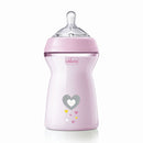 Chicco biberão natural feeling rosa 330 ml