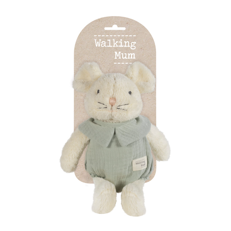 Walking Mum Ratinho de Peluche Poppy Musgo