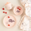 Done by Deer Conjunto Foodie Dinner Set Wally Pink