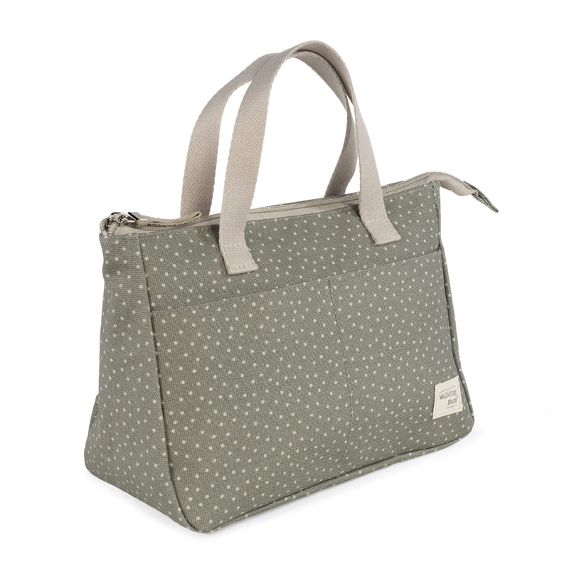 Walking Mum Necessaire Poppy Dots Musgo