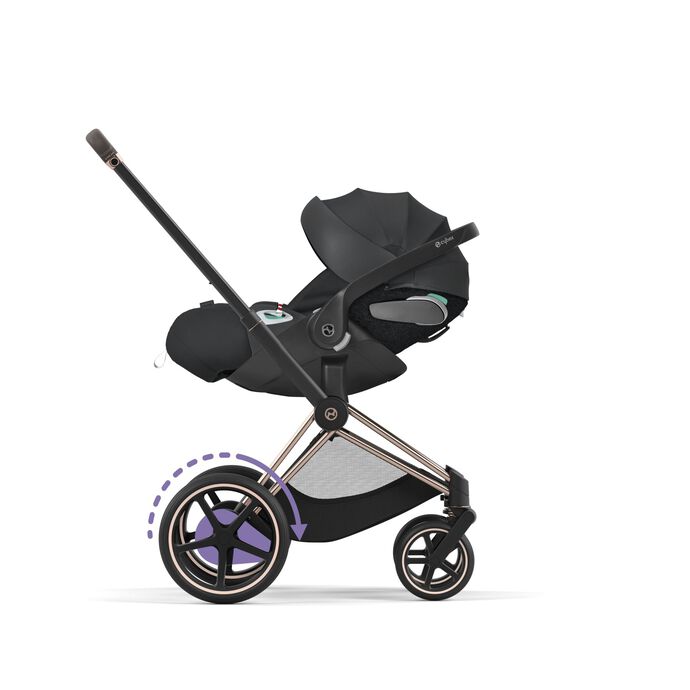 Cybex e-priam assento & chassi rosegold