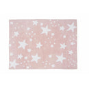 Aratextil tapete chuva de estrelas rosa 120x160