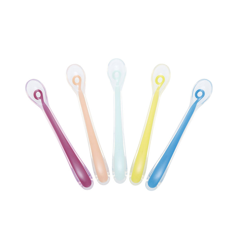 Babymoov Conjunto 5 Colheres Silicone Multicolor 6M+