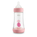 Chicco biberão perfect5 rosa 240 ml