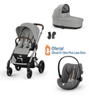 Cybex Balios S Lux Stone Grey + Alcofa S Lux Stone Grey +