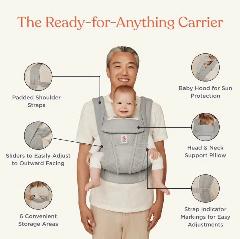 Ergobaby Omni Deluxe Mesh Camel
