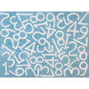Aratextil tapete números celeste 120x160