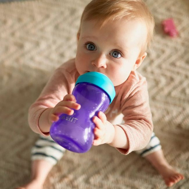 Philips avent copo de aprendizagem bico macio lilás