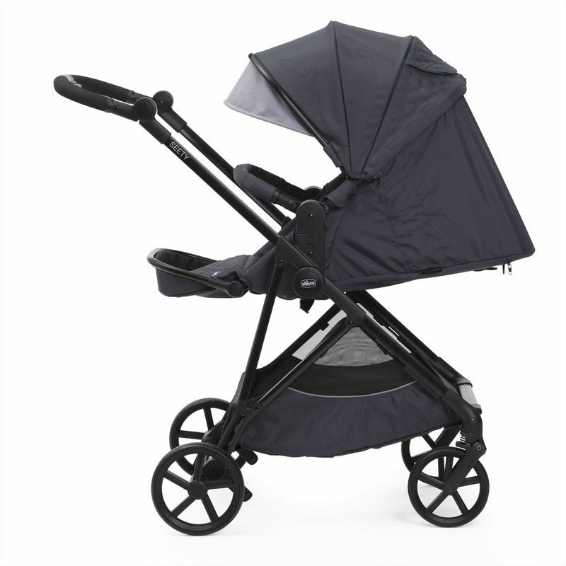 Chicco Seety Boston Grey + Alcofa Seety + Kory Essential