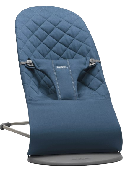 Babybjorn Espreguiçadeira Bliss Algodão Azul Marinho