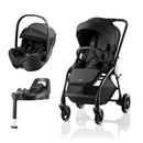 Britax Romer Trio Rio + Baby-Safe Pro Style Carbon Black + Base