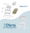 Cybex Lemo 4 em 1 All White com Learning Tower