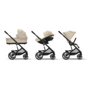Cybex Balios S Lux One Box Black Frame Almond Beige