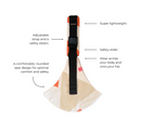 Wildride Toddler Swing Carrier Marie Marie Orange Graphic