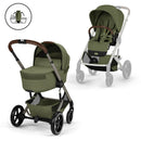 Cybex Balios S Lux 2 + Alcofa Dobravel Moss Green