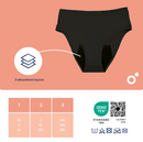 Ropa interior absorbente posparto/menstrual Doomoo Flowly
