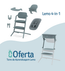 Cybex Lemo 4 em 1 Stone Blue com Learning Tower