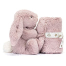 Jellycat Bashful Luxe Bunny Rosa Soother