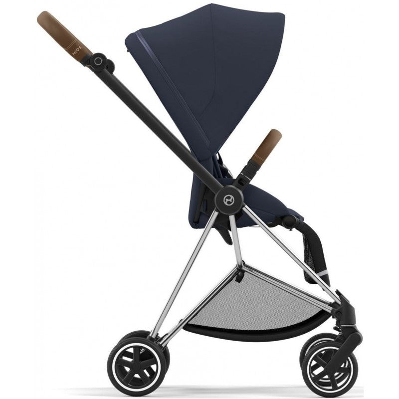 Cybex Mios Chrome Brown Seat Pack e Alcofa Lux Dark Blue