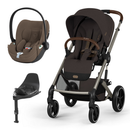 Cybex Balios S Lux 2 Chocolate Brown + Cloud T Plus Coconut Brown + Base T