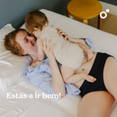 Doomoo Flowly Absorbent Postpartum/Menstrual Underwear - Black