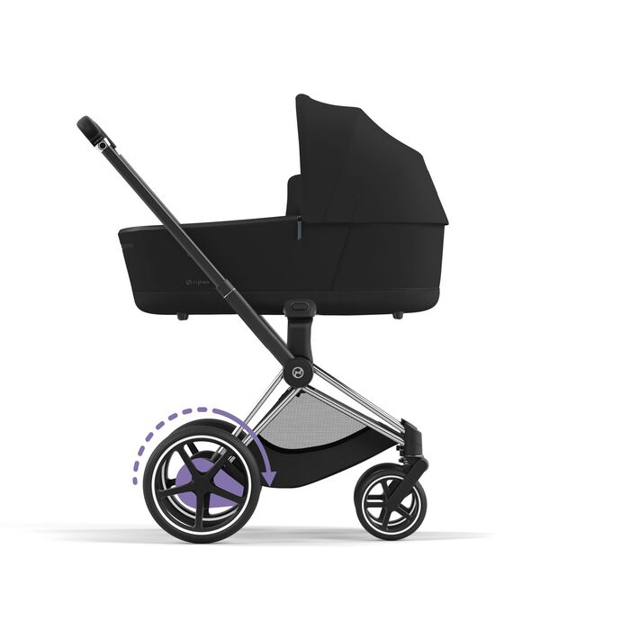 Cybex e-priam assento & chassi chrome black