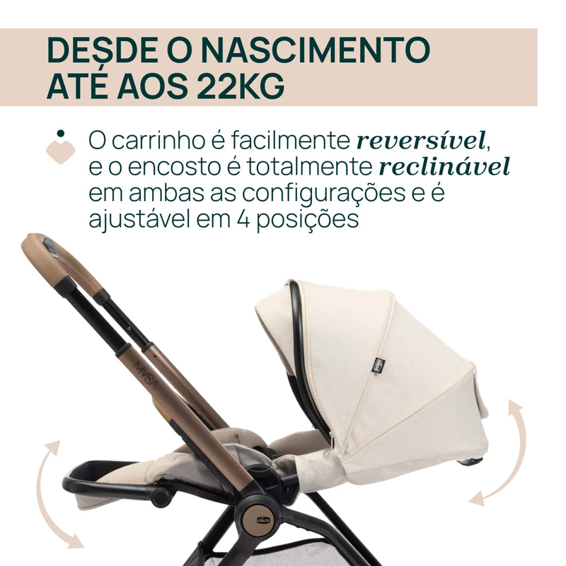 Chicco Duo Mysa Com First Seat Recline Amber Glow Com Base