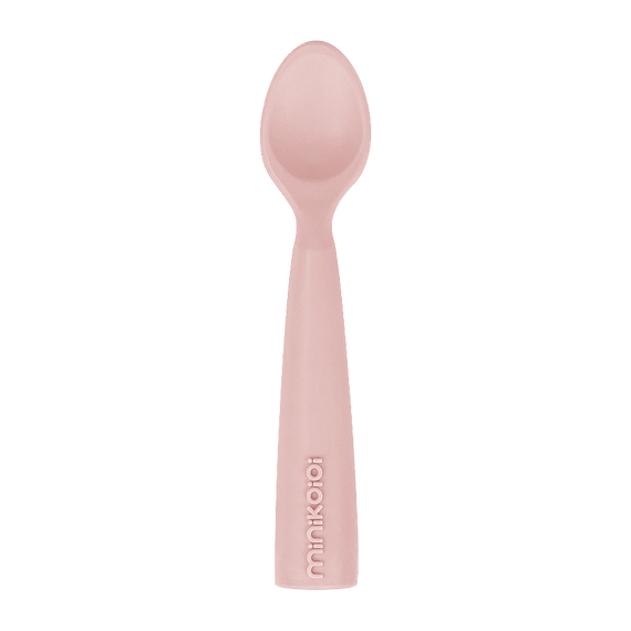 Minikoioi Colher em Silicone Rosa