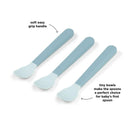 Done By Deer Conjunto de 3 Colheres Foodie Easy Grip Blue