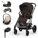 Cybex Balios S Lux + Alcofa Dobrável Chocolate Brown + Cloud S Style Amber Brown + Base S