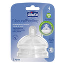 Chicco tetina natural feeling fluxo regulável 4m+