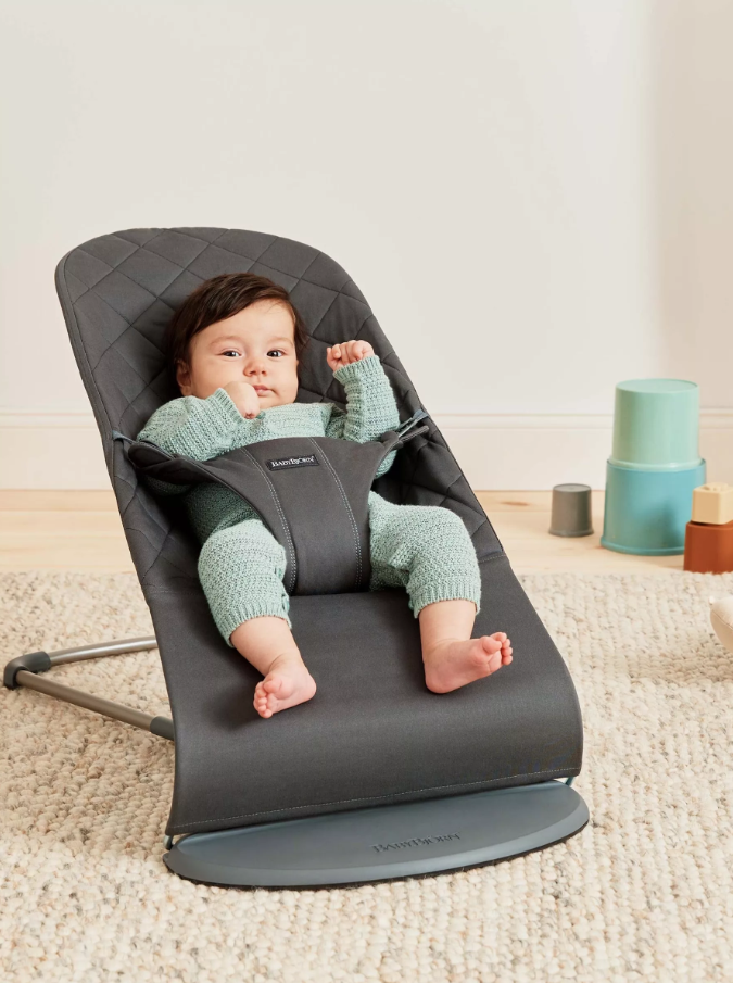 Babybjorn Espreguiçadeira Bliss Algodão Antracite