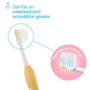 Chicco Escovas Primeiros Dentes Azul/Amarelo 2pcs