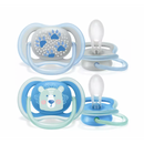 Philips Avent 2 chuchas ultra air deco 6-18m menino