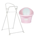 Shnuggle Banheira Rosa + Suporte