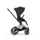 Cybex Priam Style Frame & Seat Pack Chrome Brown